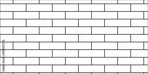 Seamless masonry road sidewalk Pavement mosaic stone concrete wall surface tiles. subway vector block rock white brick wall texture background.