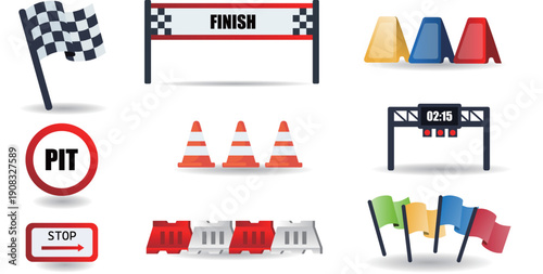 racing track elements