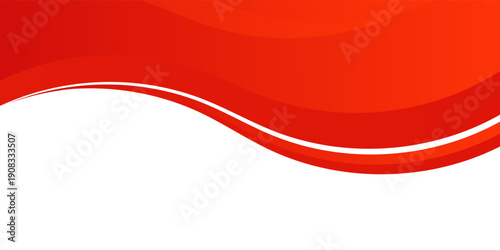 Abstract modern red line background curve element with white space for text and message design, overlapping layers, eps10
