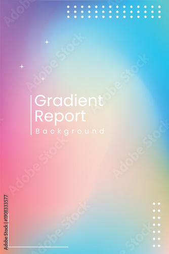 Blue dynamic gradient modern background