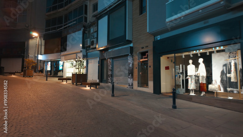 Sliema Waterfront Town in Malta at night