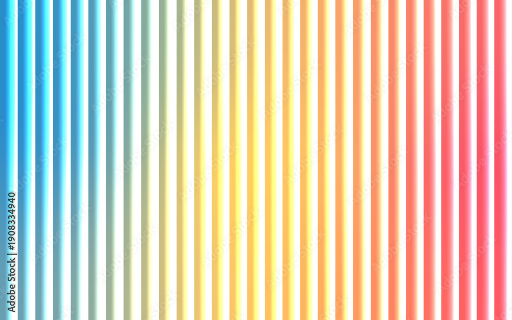 Obraz premium Soft cyan and peach gradient with minimal vertical line abstract background