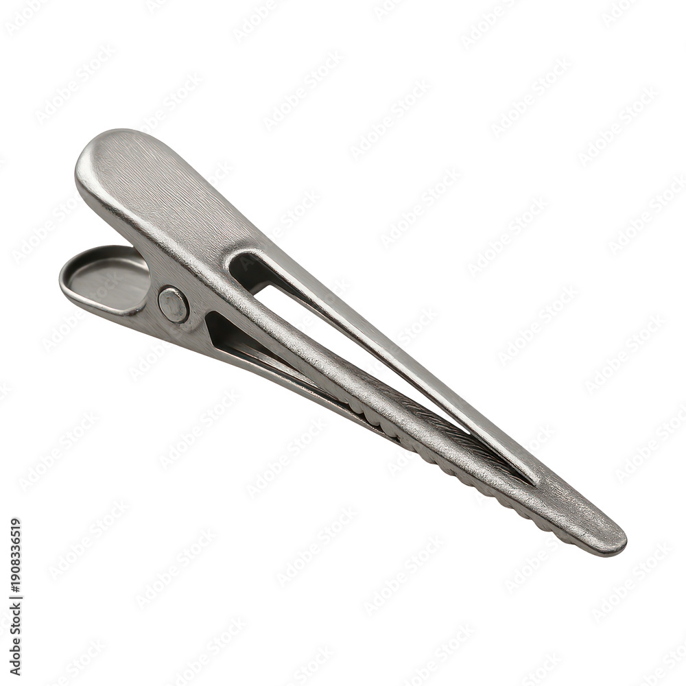 Fototapeta premium PNG Metallic hair clip accessory