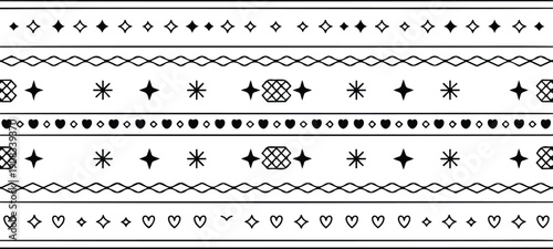 Wrought iron fence and gate black ornate floral vector design pattern decoration illustration