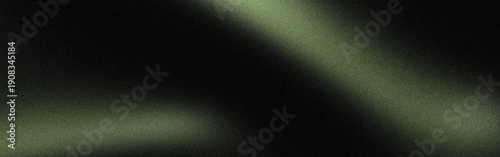 Foto Abstract Dark Olive Green and Black Gradient Texture with Grainy Noise Effect ba