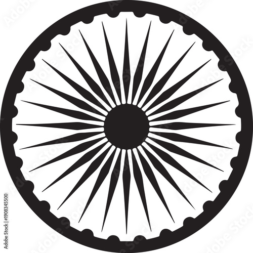 Ashoka chakra, an ancient symbol of righteousness and governance from india