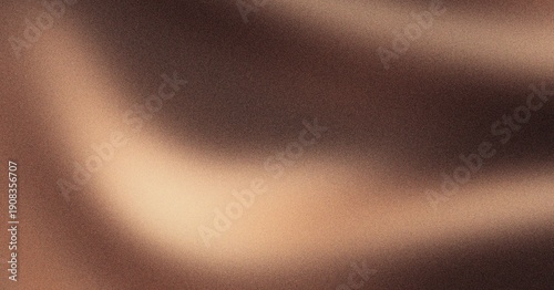 Cuadro en lienzo Abstract Dark Mocha Brown Gradient Texture with Grainy Noise Effect banner poste