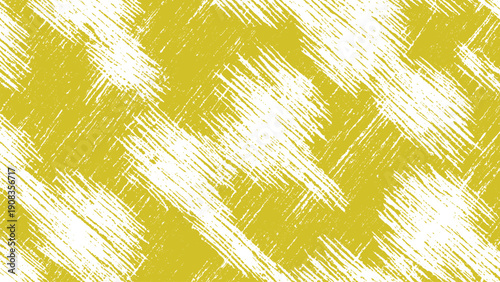 Yellow and white abstract brush stroke pattern