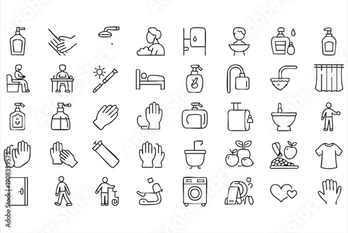 Infection control outline pack, sterile routine and care