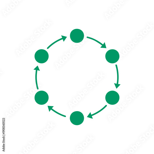 Circular Process Workflow Icon