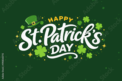 Happy Saint Patricks Day Text