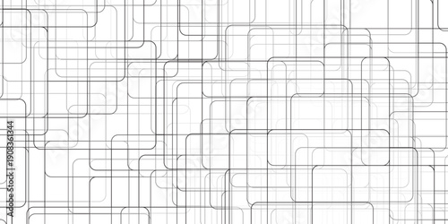 Digital geometric technology businesses illustration vector shape.  white triangle shapes layered in modern abstract pattern design. Modern and minimal concept white and gray abstract square pattern.