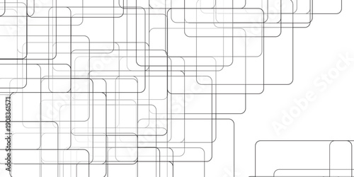 Digital geometric technology businesses illustration vector shape.  white triangle shapes layered in modern abstract pattern design. Modern and minimal concept white and gray abstract square pattern.