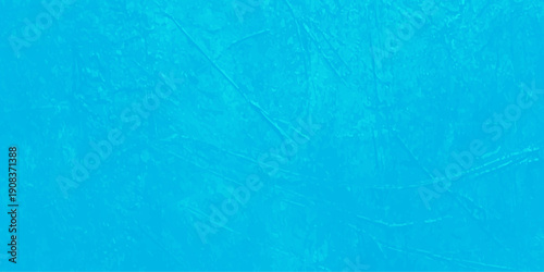 A textured blue grunge background features aged paint on an old wall surface with a vintage paper pattern and bright canvas design