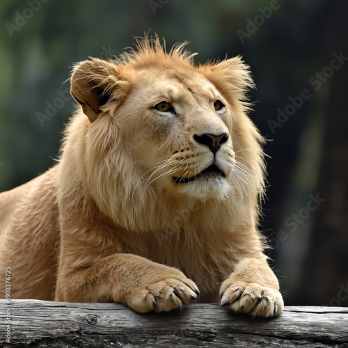portrait of a lion