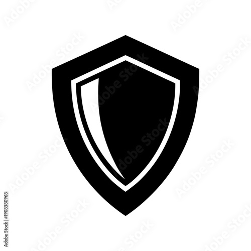 Free Download Tilted Parallelogram Shield Expressing Dynamic Stability And Defense On white Background Line Art Vector illustration - GFXLoad