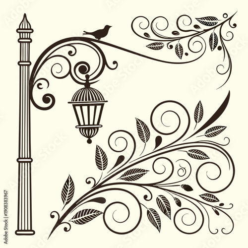 ornamental text divider, elegant border design elements, perfect for web, page decoration, invitations, cards. Vintage style, monochromatic, vector set. Unique, intricate swirls, curls, shapes