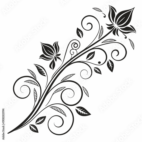 ornamental text divider, elegant border design elements, perfect for web, page decoration, invitations, cards. Vintage style, monochromatic, vector set. Unique, intricate swirls, curls, shapes