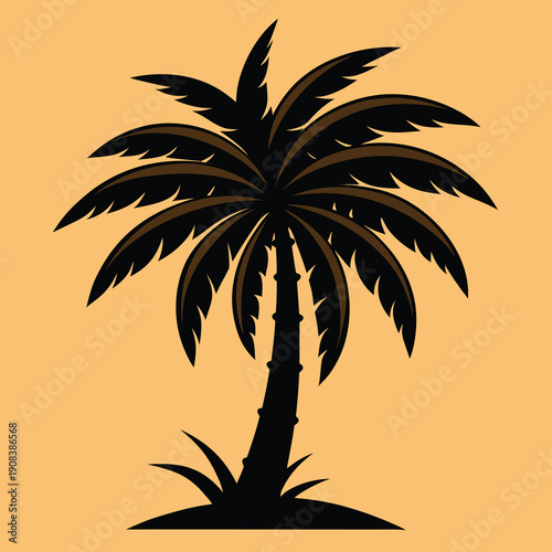 A solid warm toned peach color fills the entire frame of this simple image