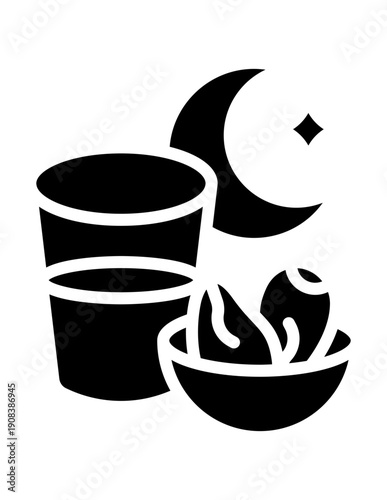 iftar times for muslim in ramadhan time image illustration