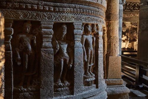 Cave 26 of Maharashtra's ancient Buddhist Ajanta Caves