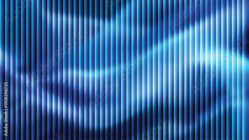 White blue light gradient, Futuristic cool glass glow effects, transparent soft wave layers on black background.