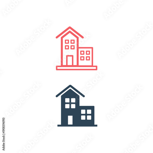 University icons set library sign symbol.