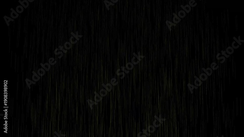 Simulated rainfall effect overlay, dark storm backdrop, abstract rain streaks for mood setting, rain effect.