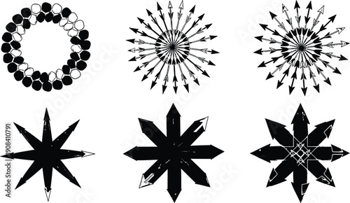 Abstract composition created with hand-drawn organic shapes and textures in a warm, inviting color palette, evoking a sense of harmony.