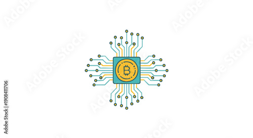 Microchip Circuit with Digital Coin Center