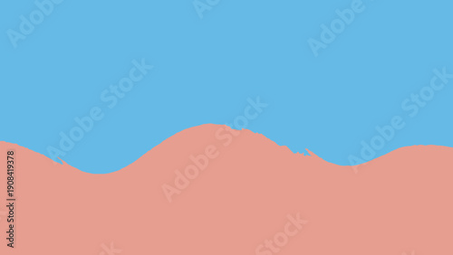 Abstract illustration of layered shapes and colors for background usage