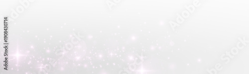 Shiny falling twinkle with holiday glow and radiant effect in luminous background. Sparkling spray and bright fireworks with pink dust and magical movement.