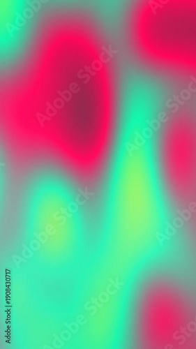 Wallpaper Mural Vibrant Neon Pink Mint Green Yellow Swirl Gradient Loop Torontodigital.ca