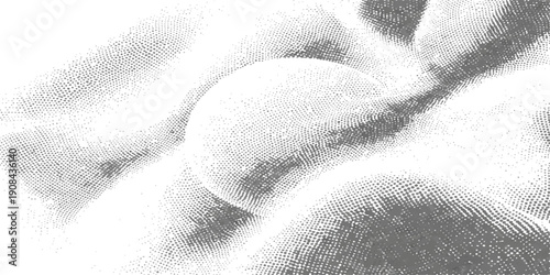 An abstract black and white winter texture featuring a cold nature pattern of salt and ice isolated on a dark background