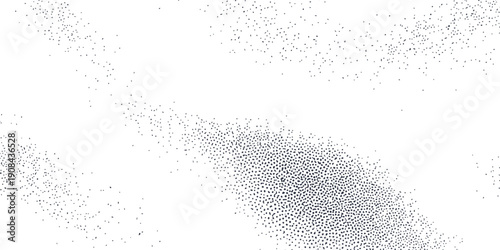 Abstract black and white grunge background texture featuring clear water drops and rain splashes on a cold glass window surface