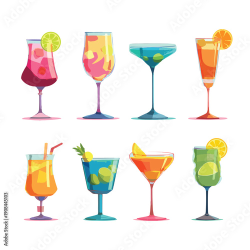 cocktails with fruits