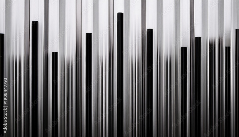 Obraz premium Vertical Black And White Bars