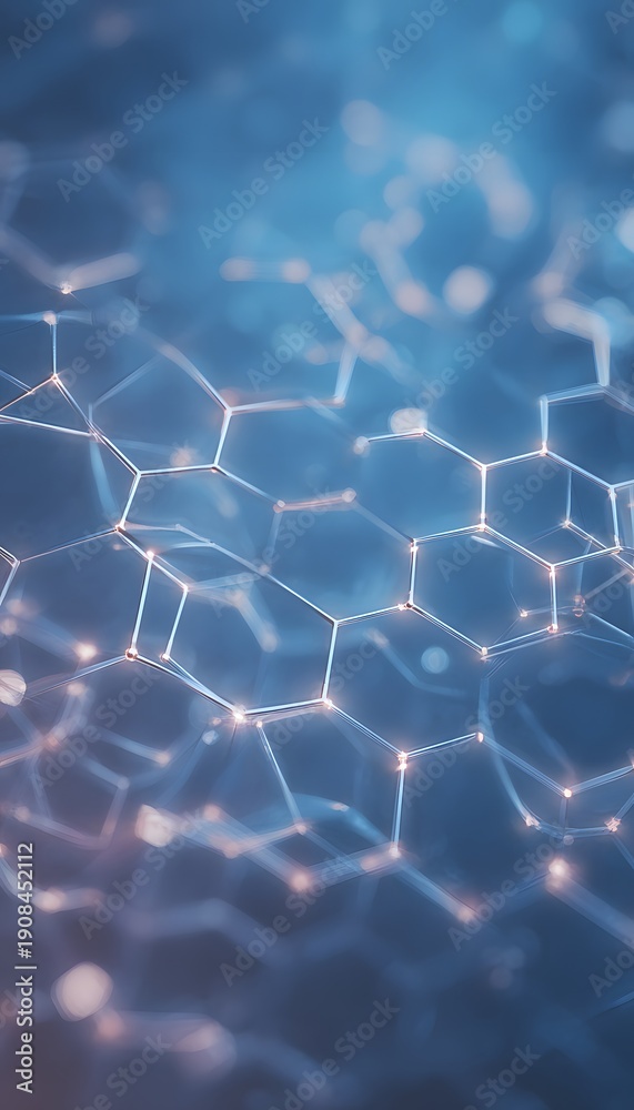 Obraz premium Futuristic network design showcases modern innovation and seamless global digital connectivity