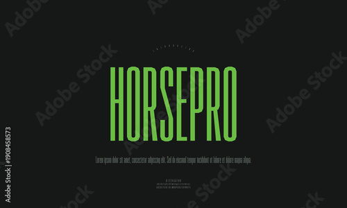 Powerful Stallion Horse Standing Proudly in a Lush Green Pasture, Majestic Animal Portrait