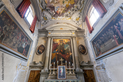 Vászonkép Ognissanti church, Florence, tuscany, Italy