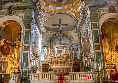 Εκτύπωση καμβά Ognissanti church, Florence, tuscany, Italy