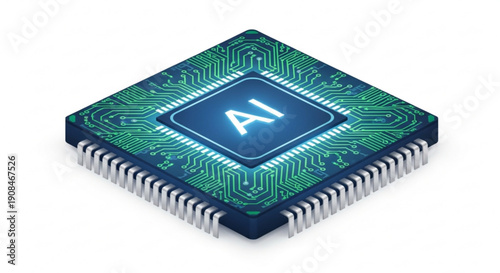 Artificial intelligence microchip with ai circuit board technology