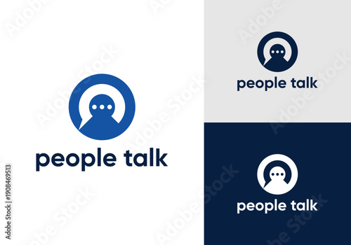 chat design logo, people talking family together human unity chat bubble logo vector icon	