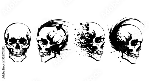 Skull Transformation A Journey from Solid Form to Dissipation of Energy
