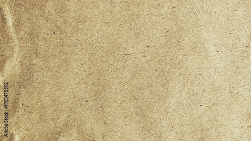 Brown paper eco recycled kraft sheet texture cardboard background. Vector design.