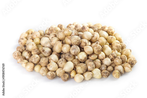 Konstfotografi Fresh Rakkyo Bulbs with Rootlets - Traditional Sichuan Garlic-like Vegetable Ing