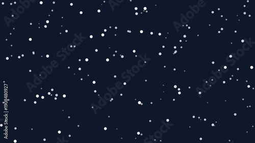 Night Sky with Stars and Galaxy.