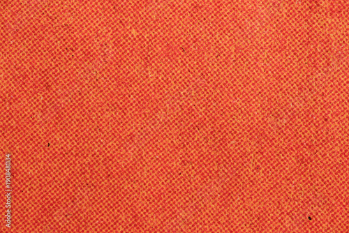 фотографія Orange Newspaper Halftone Dots Texture Background Macro Close-Up