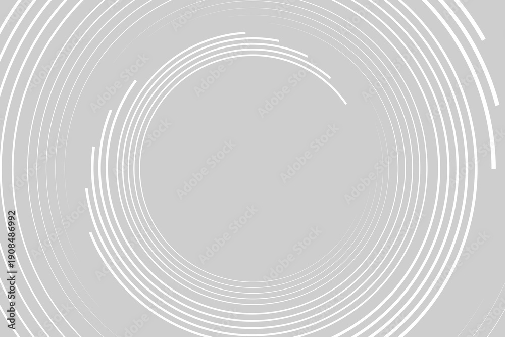 Obraz premium Circle Line Pattern Background. Technology Banner. Vector Illustration