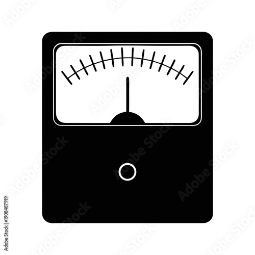 Electrical Measuring Instruments Vector . Testing and Measurement Equipment Icon